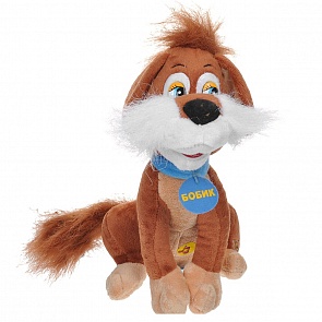 Мягкая игрушка – Бобик из мультфильма Бобик в гостях у Барбоса, озвученная, 20 см. (Мульти-Пульти, F9-W1415-1sim)